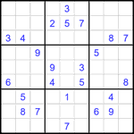 Судоку 9х9 #2340 средний