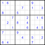 Судоку 9х9 #2342 средний