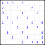 Судоку 9х9 #2346 средний