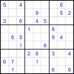 Судоку 9х9 #2355 средний