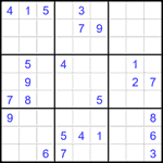 Судоку 9х9 #2356 средний