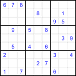 Судоку 9х9 #2317 очень трудный