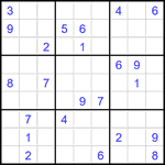 Судоку 9х9 #2333 очень трудный