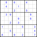 Судоку 9х9 #2336 очень трудный