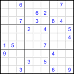 Судоку 9х9 #2337 очень трудный