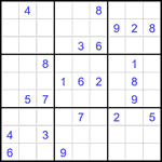 Судоку 9х9 #2342 очень трудный