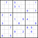 Судоку 9х9 #2350 очень трудный