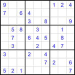 Судоку 9х9 #2396 легкий