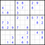 Судоку 9х9 #2399 легкий