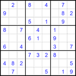 Судоку 9х9 #2403 легкий
