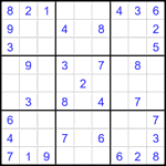 Судоку 9х9 #2404 легкий