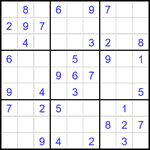 Судоку 9х9 #2405 легкий