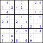 Судоку 9х9 #2406 легкий