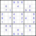 Судоку 9х9 #2409 легкий