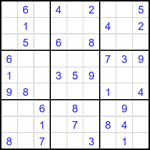 Судоку 9х9 #2416 легкий