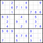 Судоку 9х9 #2420 легкий