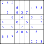 Судоку 9х9 #2422 легкий
