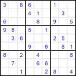 Судоку 9х9 #2431 легкий