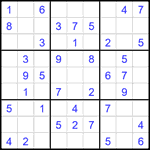 Судоку 9х9 #2432 легкий