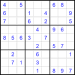 Судоку 9х9 #2437 легкий