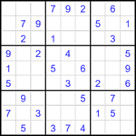 Судоку 9х9 #2439 легкий