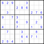 Судоку 9х9 #2442 легкий