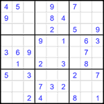 Судоку 9х9 #2446 легкий