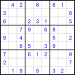 Судоку 9х9 #2448 легкий