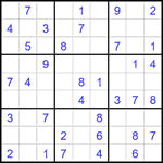 Судоку 9х9 #2449 легкий