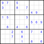 Судоку 9х9 #2361 средний