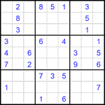 Судоку 9х9 #2362 средний