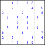 Судоку 9х9 #2364 средний