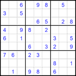 Судоку 9х9 #2365 средний