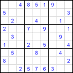 Судоку 9х9 #2370 средний