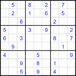 Судоку 9х9 #2371 средний