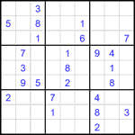 Судоку 9х9 #2374 средний