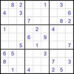 Судоку 9х9 #2377 средний