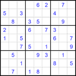 Судоку 9х9 #2379 средний