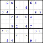 Судоку 9х9 #2384 средний