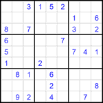 Судоку 9х9 #2386 средний