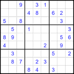 Судоку 9х9 #2387 средний