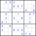 Судоку 9х9 #2388 средний