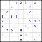 Судоку 9х9 #2392 средний