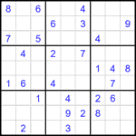 Судоку 9х9 #2394 средний