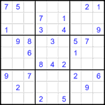Судоку 9х9 #2408 средний