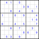 Судоку 9х9 #2409 средний