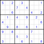 Судоку 9х9 #2415 средний