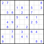 Судоку 9х9 #2417 средний