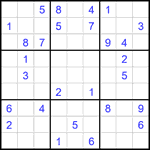 Судоку 9х9 #2419 средний