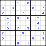 Судоку 9х9 #2420 средний